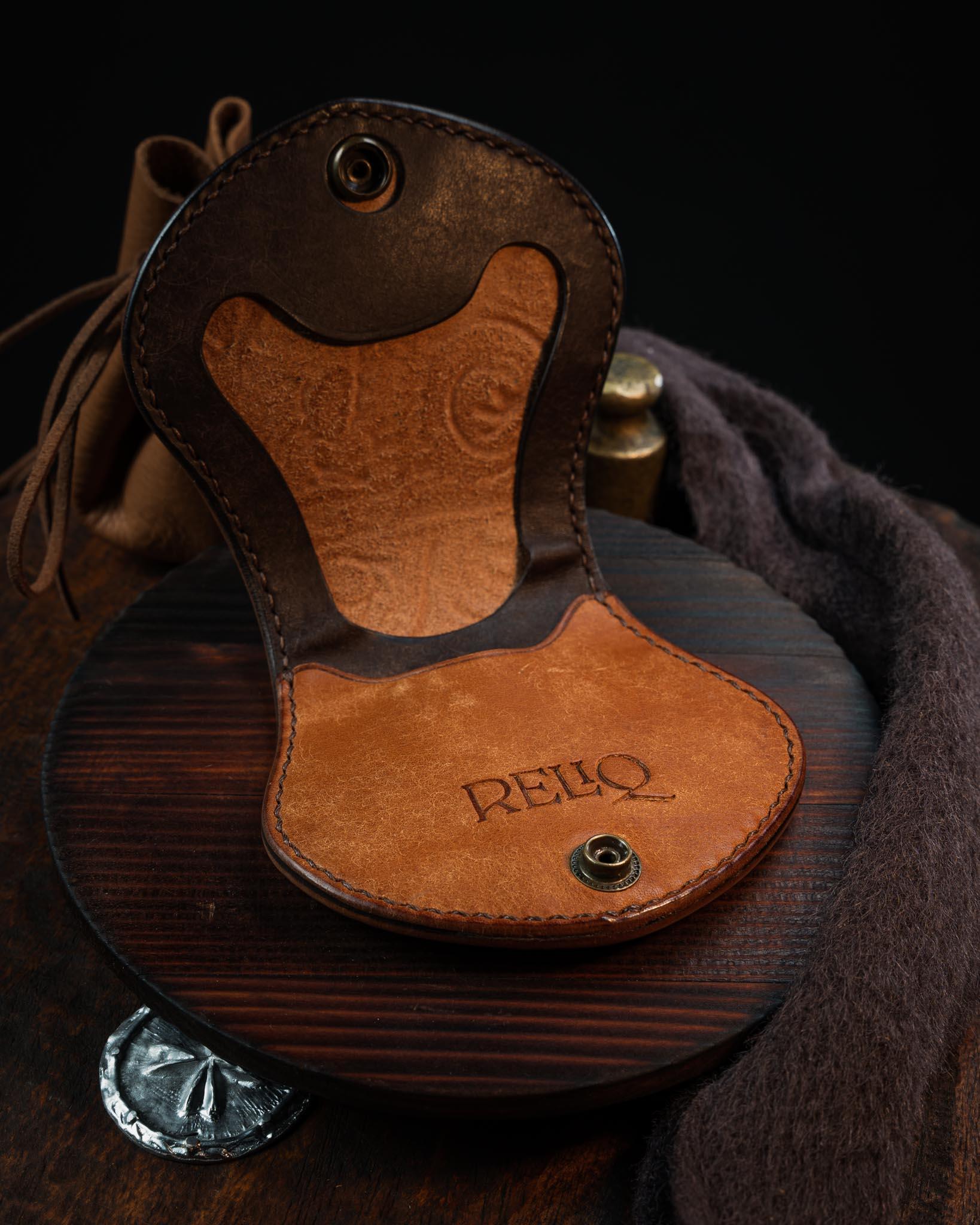 The Griffin: Hand-Tooled Leather Coin Purse | Reliq Leather