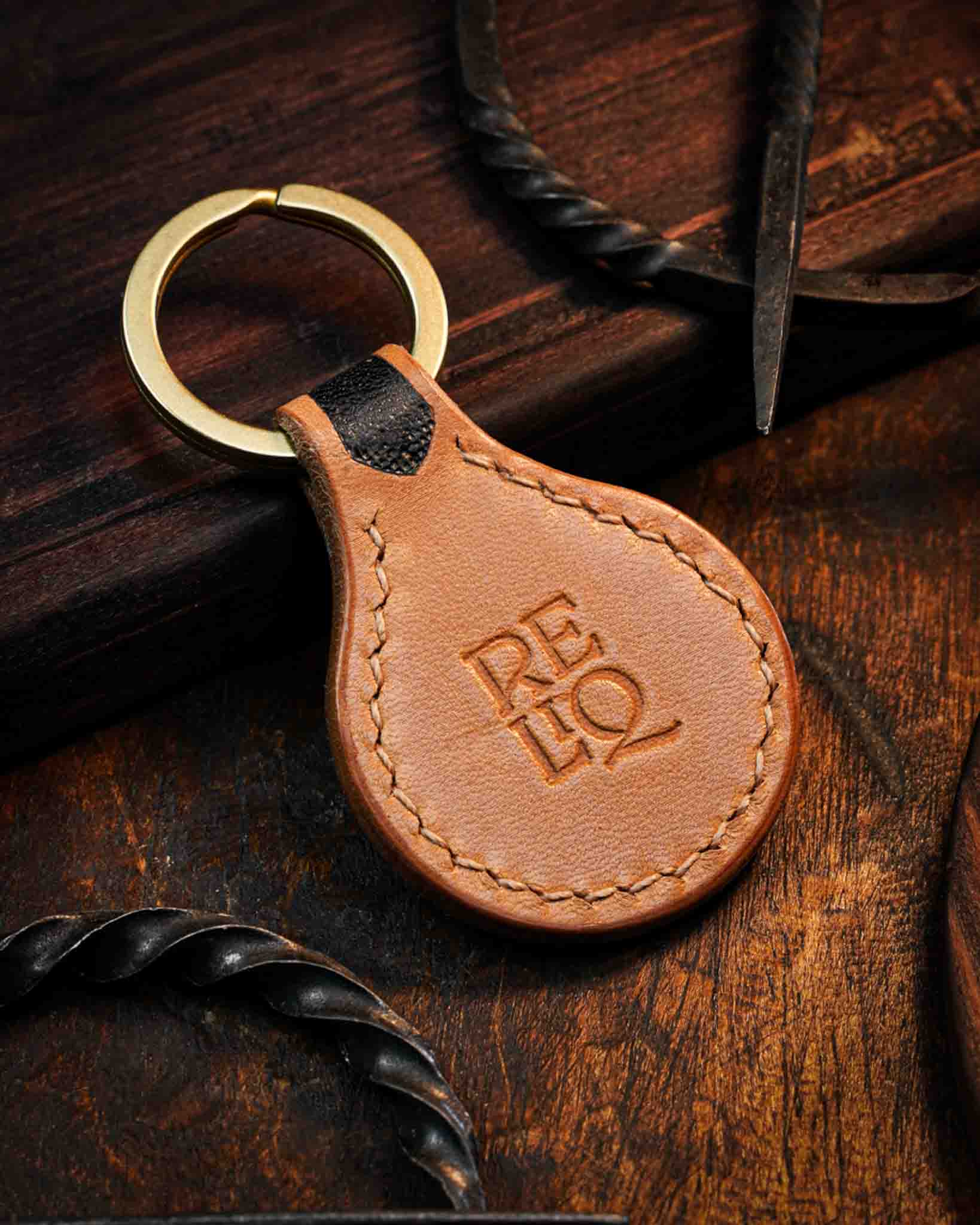 The Vengeful Hare: Medieval Marginalia Keychain | Reliq Leather
